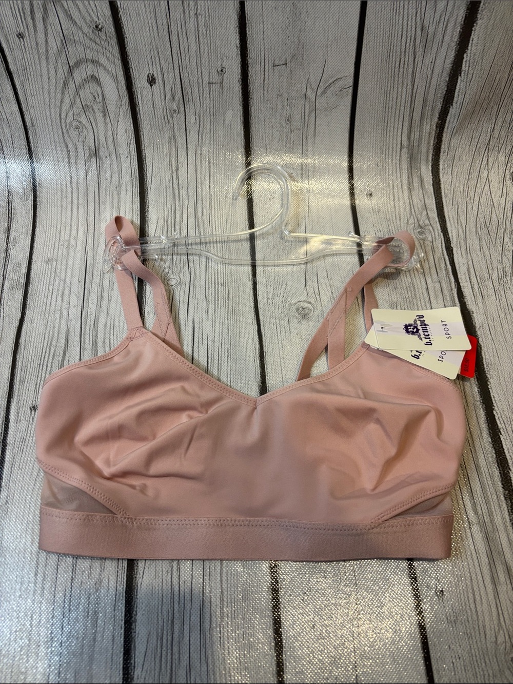B.tempted by Wacoal sport Soft Wireless Bralette in Dusty Rose size XS